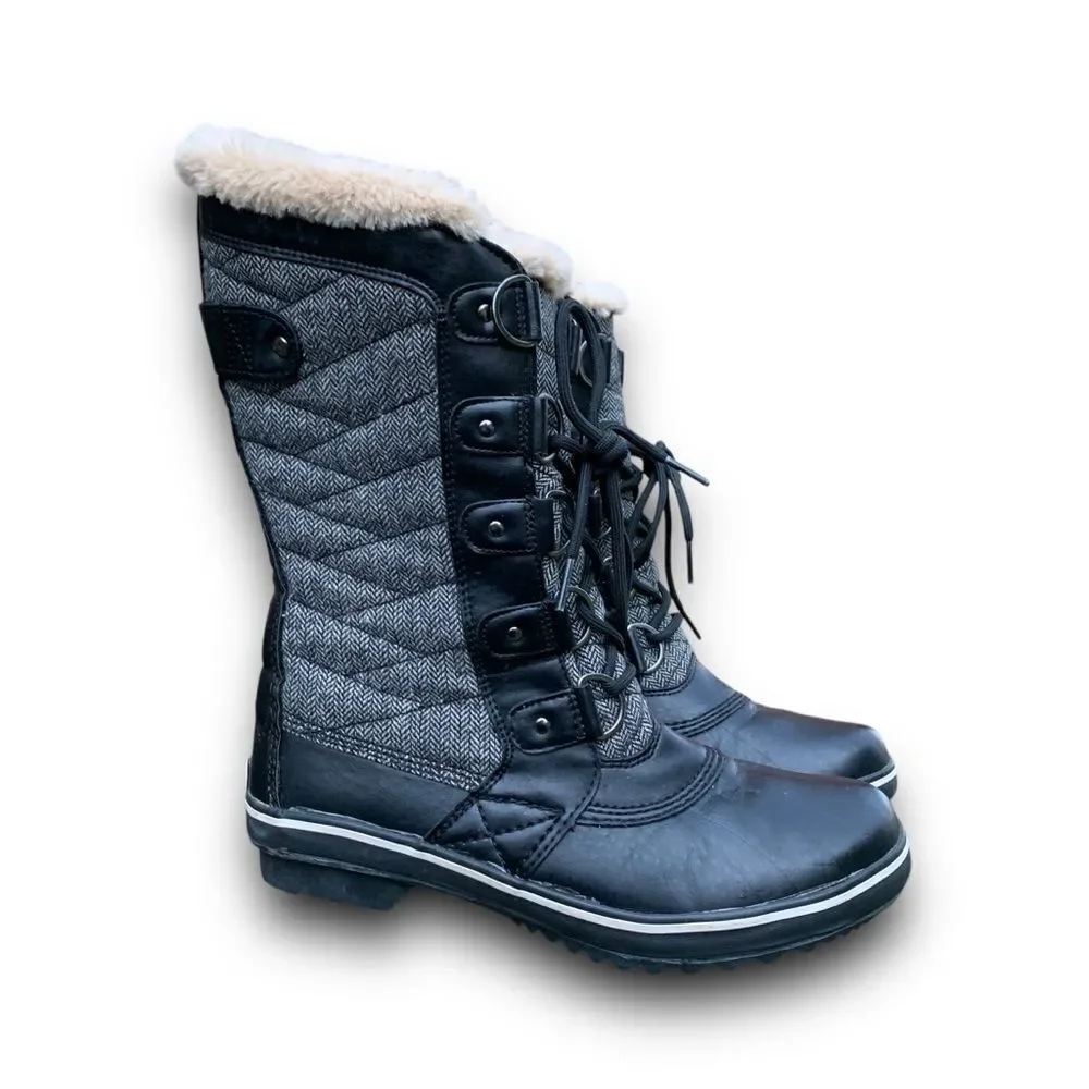 Jambu Lorna Duck Insulated Winter Boots Vegan Water Resistant Women’s Size 7